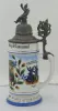 Bavarian Porcelain Reservist Beer Stein Visuel 2